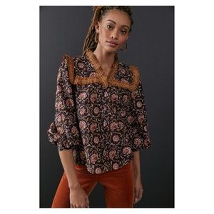 NWT Johnny Was Othilia Plus size Ruffle top